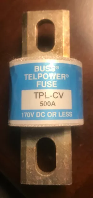 Buss 500A TPL-CV TELPOWER 170Vdc 2