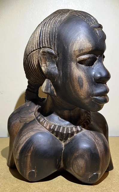 Ancienne Statue Africaine En Bois – Sculpture Tribale