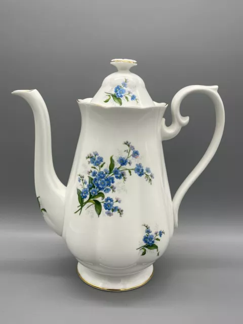 Vintage Royal Albert Forget-Me-Not Coffee Pot, 5 Cups . Excellent !