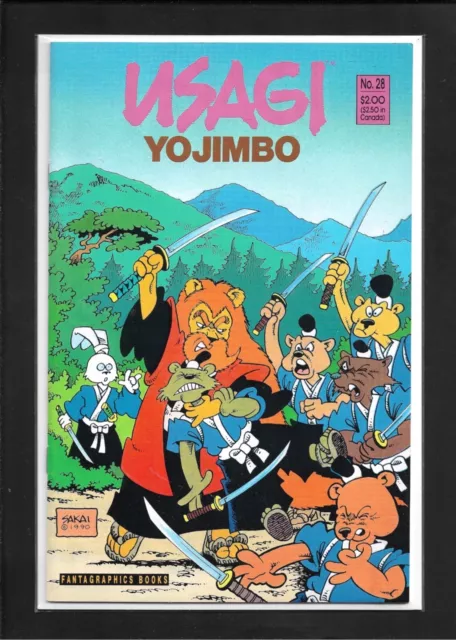 Usagi Yojimbo #28 (1991): Fantagraphics Books! Stan Sakai! TMNT VF/NM (9.0)!