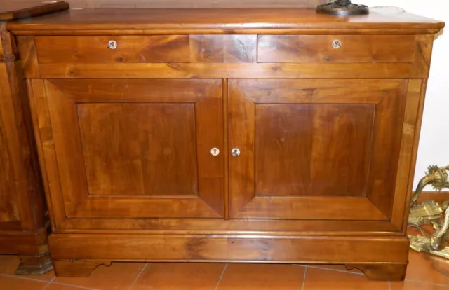 Antica Credenza in Ciliegio a Due Porte e Due Cassetti - Restaurata