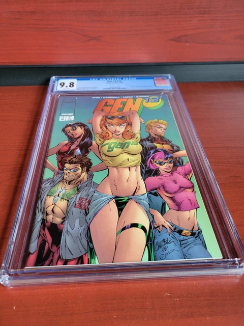 EXCELLENT!  Gen 13 #12 1996 Iconic Cover by J. Scott Campbell CGC 9.8 GRADED