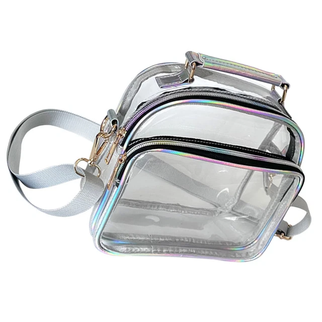 Clear Concert Bag Shoulder Messenger Bag Tote Bag Purse Women Handbag