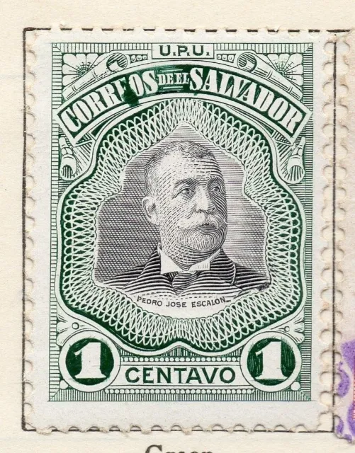 El Salvador 1906 Early Issue Fine Mint Hinged 1c. 120625