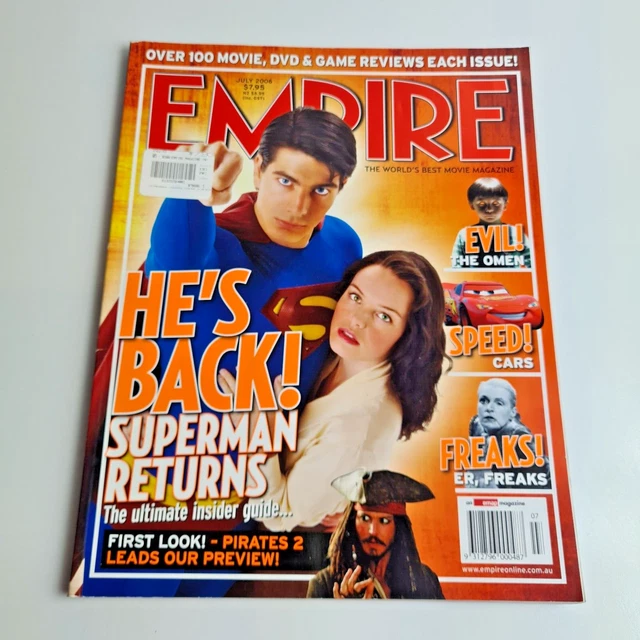 EMPIRE MAGAZINE JULY 2006 Worlds Best Movie Magazine Superman