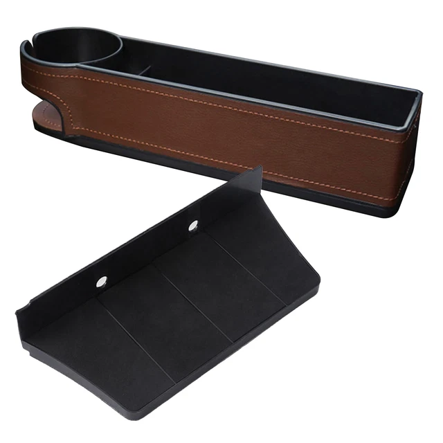 Auto-sitzlücken-aufbewahrungsbox Multifunktional Wasserdicht Brown