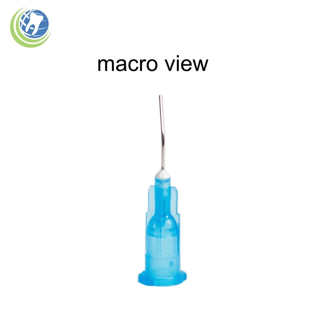 DENTAL PREBENT DISPENSING Needle Applicator Tips Etch Sealant Blue 25G