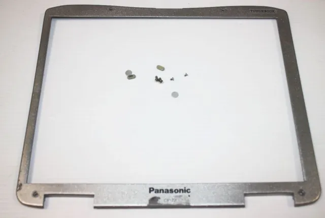 Front 13.3" Lcd Screen Bezel Cover & Screws --Panasonic Toughbook Cf-72 Laptop
