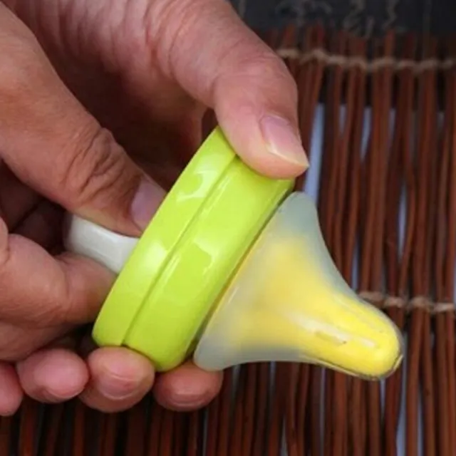 10pcs Rotating Sponge Baby Nipple Brush Teat Cleaning Brush Pacifier Cleaner $d