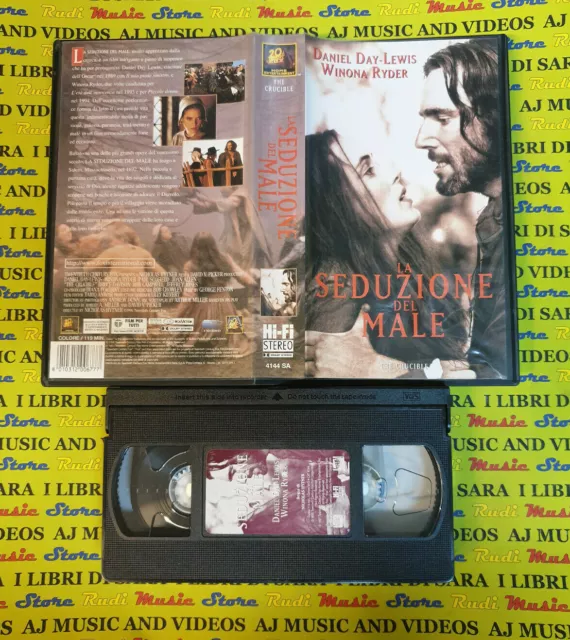 VHS*film LA SEDUZIONE DEL MALE Daniel Day Lewis Winona Ryder FOX (F148) no dvd