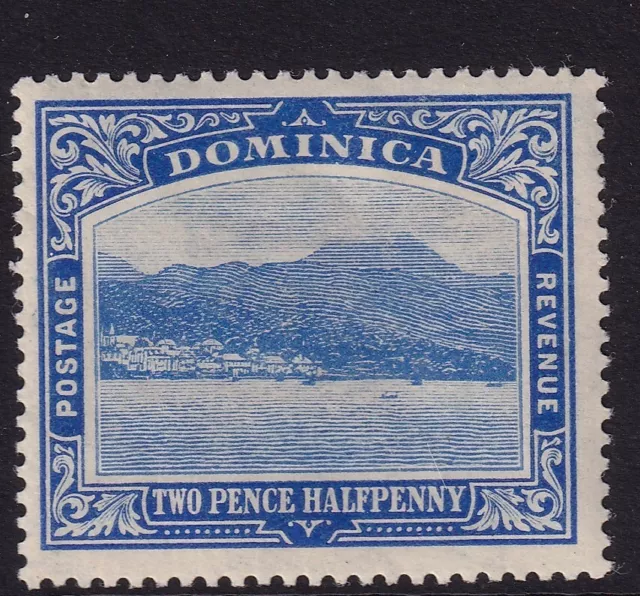 Dominica 1908-20 2½d Bright blue SG50b mounted mint