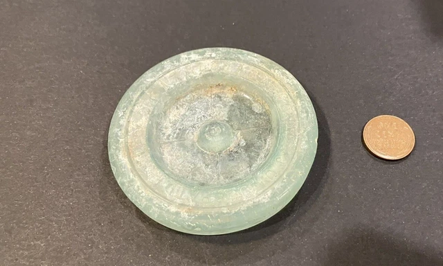 Antique Blue Glass Mason Jar Canning Lid Numerous Patents Mid 1800s As Found