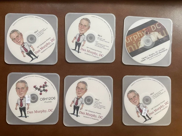 Chiropractic Dr. Dan Murphy 4 DVD Set + 2 Bonus Discs NEW Paid $360