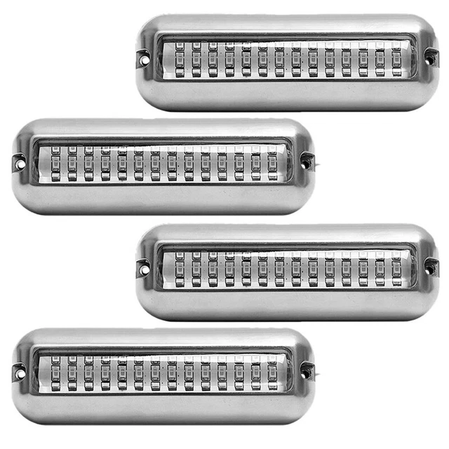 4Pcs 42LED Boat  Light Boat Transom Light  Underwater Pontoon Marine Light E2S1