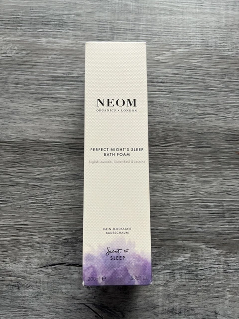 Espuma de baño para dormir NEOM Perfect Nights 200 ml - Nueva en caja
