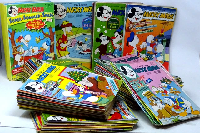 WALT DISNEYS Micky Maus über 140x + Super Sommer Spass 3x 1980 1981 1982 1984-86