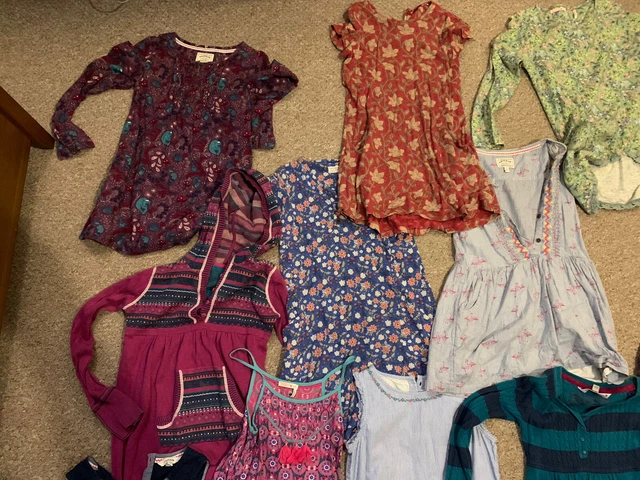 Eighteen Piece Huge Girls Age 8-9 Fat Face Mainly Dress Clothes bundle. 2