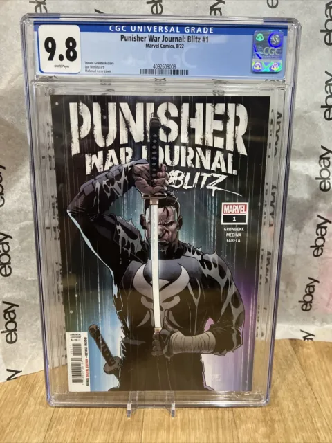 Punisher War Journal Blitz #1 CGC 9.8 Asrar Cover A Marvel 2022