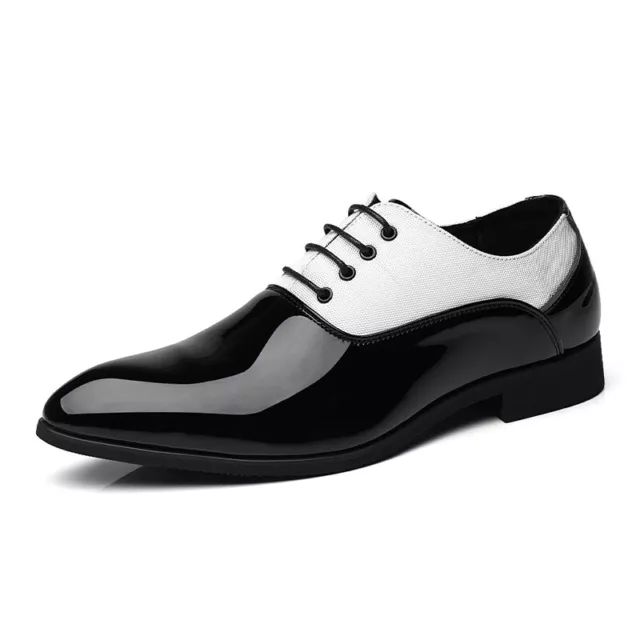 Men Dress Formal Shoes Derby Shoes Pointy Toe Shoes Wedding Office Party Leather