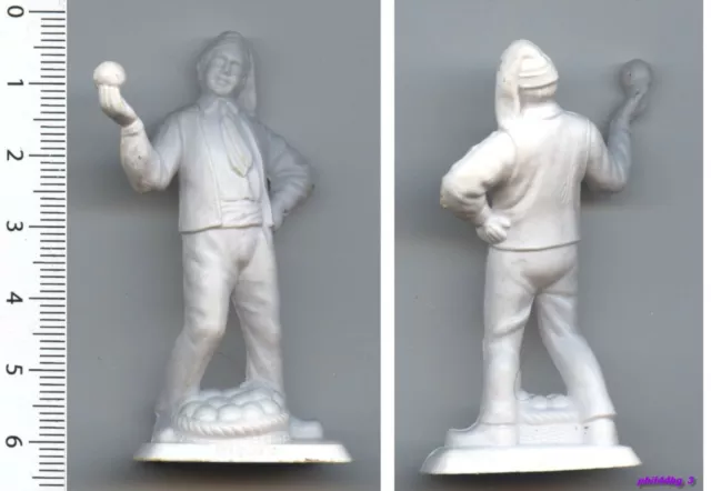 Figurine plastique blanc MOKAREX provinces - homme : le NICOIS