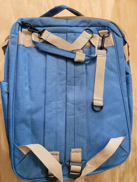 Living Traveling Diaper Bag Backpack, Baby Portable Crib, Bassinet Changing Mat 4
