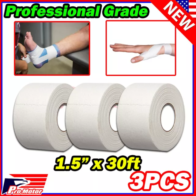 1.5" x 30ft Premium Athletic Sport Tape Mortar Joint Muscles Care Support Wrap