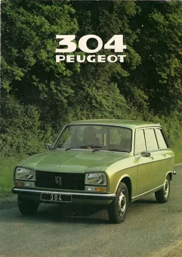 Peugeot 304 Estate 1978-79 UK Market Sales Brochure GL SL