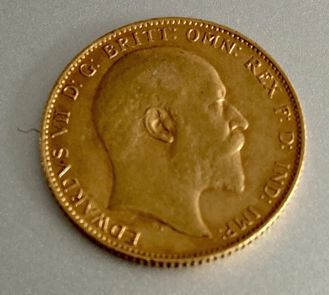 London Minted Rare Gold Coin Edward VII 1906 Sovereign