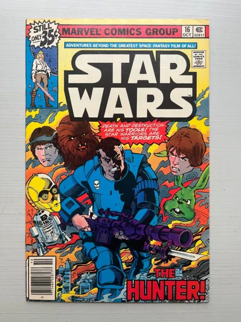 Marvel Comics STAR WARS #16 (1978) **Key! 1st Print!** (VF/NM) Newsstand 1977