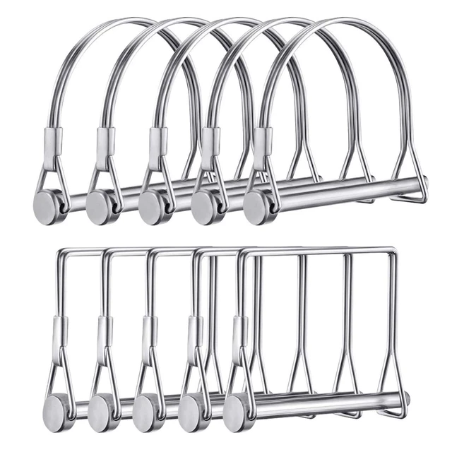 10 Pcs PTO Shaft Locking Pin Safety Coupler Pin 1/4 Inch Diamete in ...