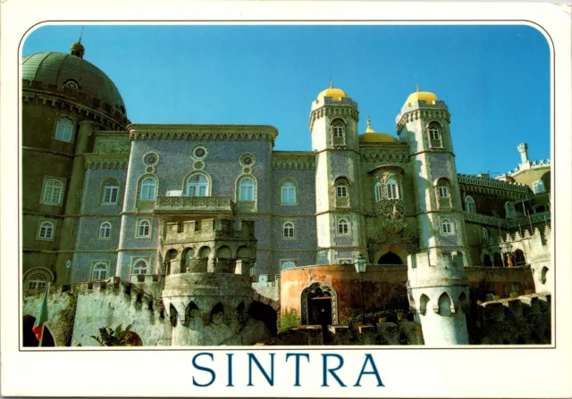 6 1/4 x 4 3/8" Postcard Sintra Portugal Greater Lisbon Area Palacio de Pena