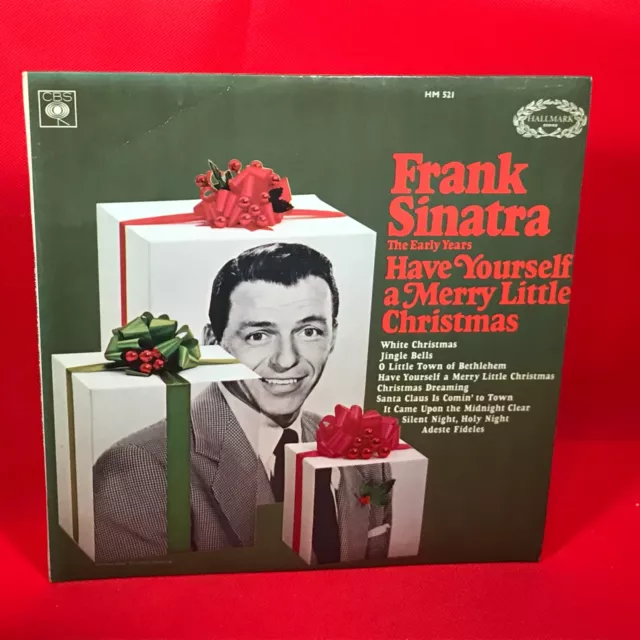 FRANK SINATRA Have Yourself A Merry Little Christmas 1966 UK Vinyl LP white