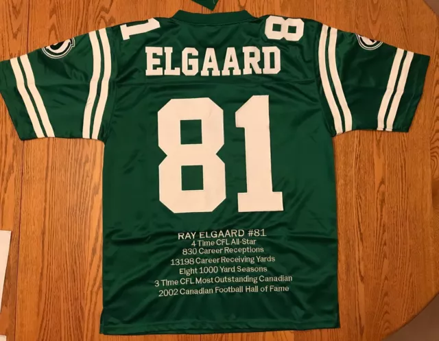 1993 Jogo CFL #58 Ray Elgaard Saskatchewan Roughriders - Utah Utes