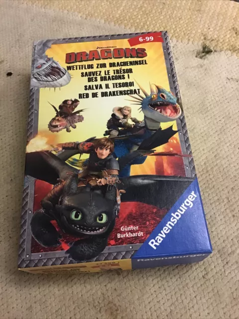 DRAGONS - Wettflug zur Dracheninsel Ravensburger Spiel 23399 Drachenzähmen