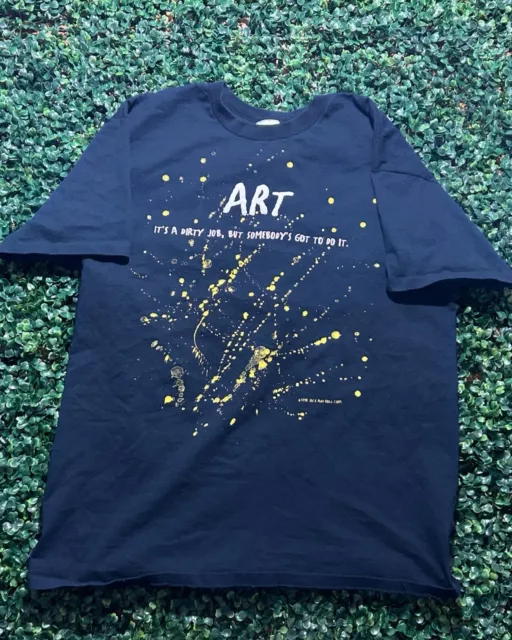 vintage 90s art t shirt xl