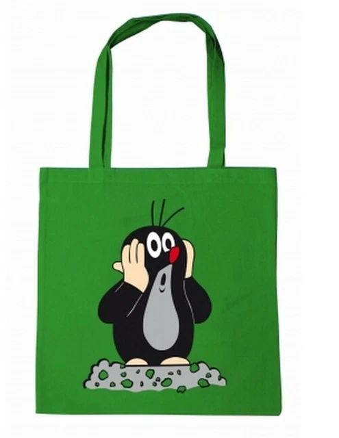 MU BRNO Maulwurf Nackentasche Grün - Kultiger Kleiner Maulwurf Beutel Mit Umhängeband