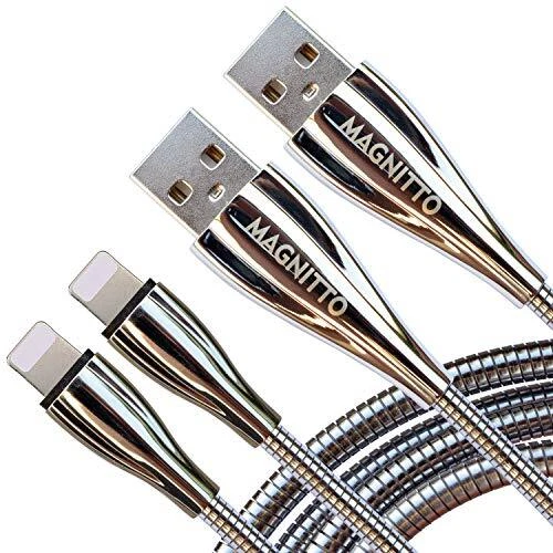 Heavy Duty iPhone Charger Cable, 2Pack 6ft Lightning Cable, USB Long Chn