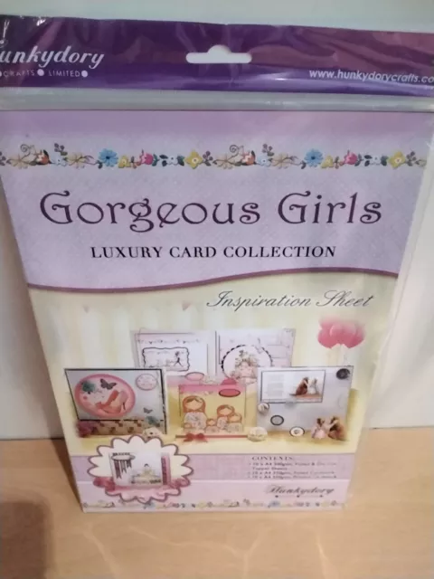 Hunkydory BRAND NEW in Original Packaging,  GORGEOUS GIRLS card making kit.