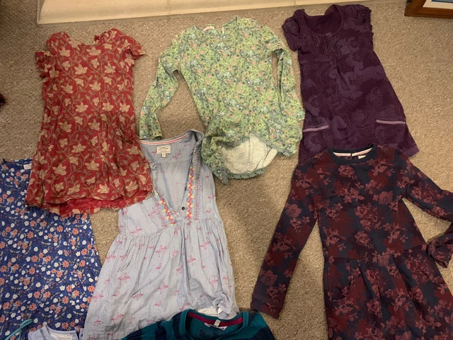 Eighteen Piece Huge Girls Age 8-9 Fat Face Mainly Dress Clothes bundle. 3