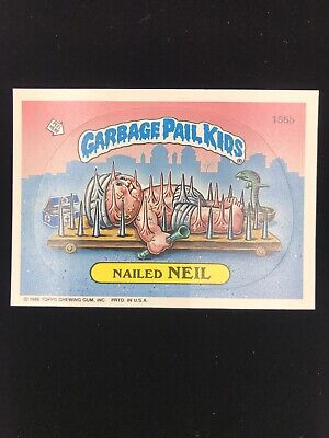 Nailed Neil 1986 Topps Garbage Pail Kids Series 4 GPK 155b