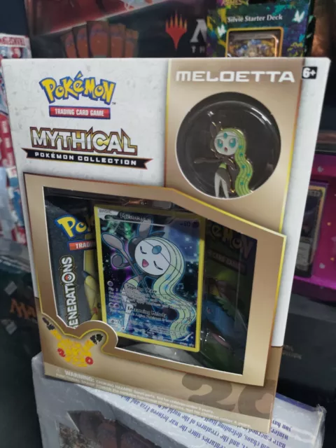 Pokemon Mythical Meloetta Box with 6 Figures and Deck Box