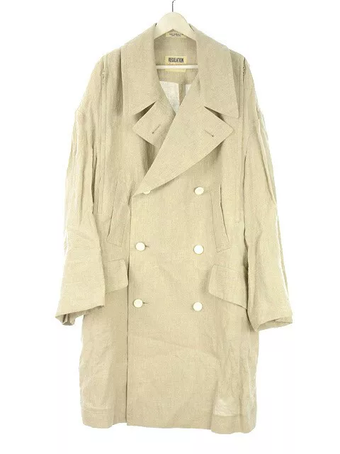 Secondhand Yohji Yamamoto 19Ss Wise Y'S Linen Trench Coat Hemp 100 Outer