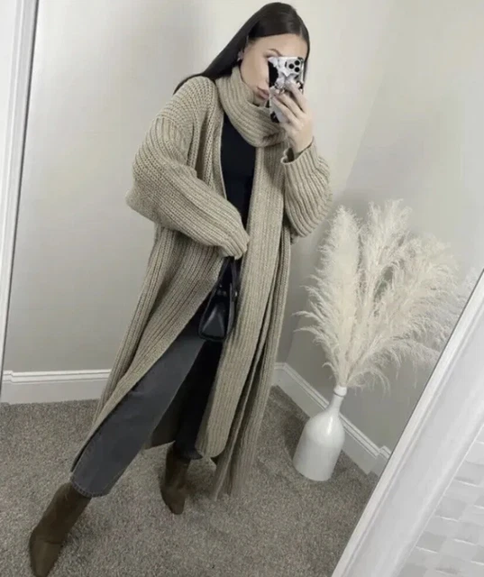 zara maxi cardigan