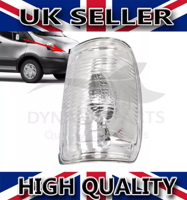 Door Wing Mirror Indicator Lens Clear Right Driver Side For Ford Transit Mk8