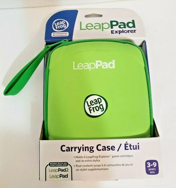 LeapFrog  Leap Pad 1, 2, or 3 Explorer Carrying Case Holds 6 Cartridges, New NIB