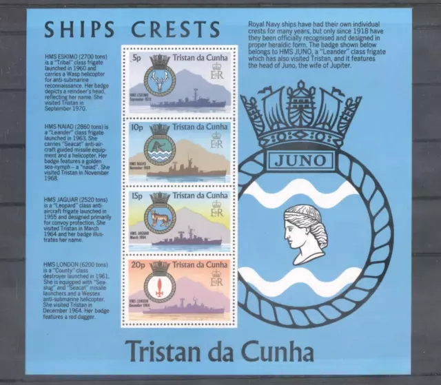 (882651) Ship, Coat of Arms, Tristan da Cunha