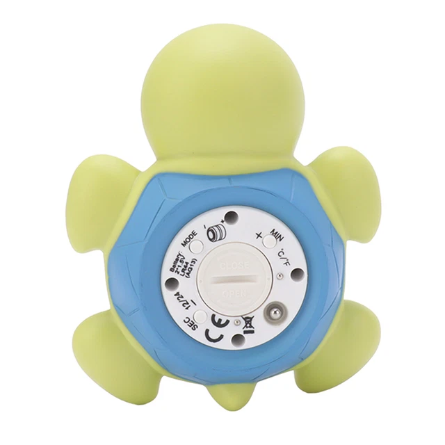 Termometro acqua vasca da bagno bambino cartone animato carino tartaruga giocattolo galleggiante basso