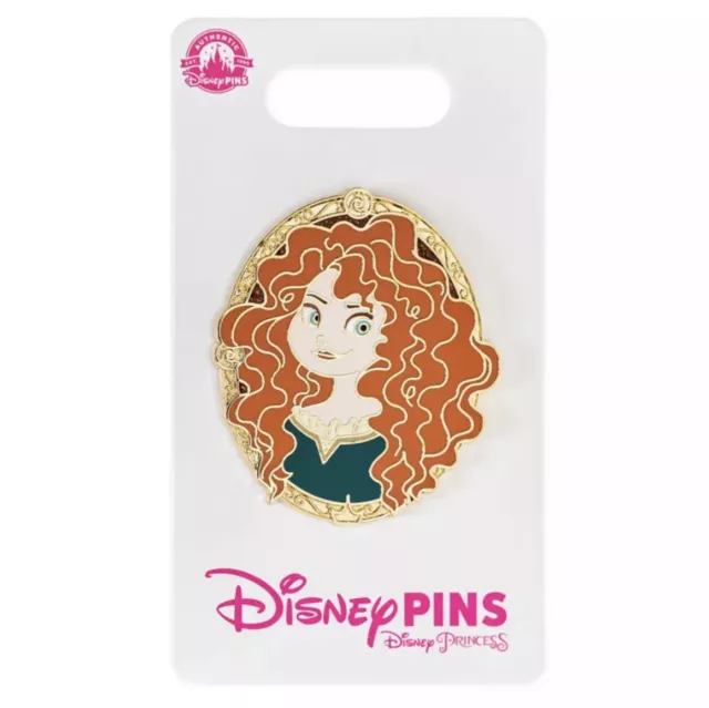 Disney Parks Princess Merida Portrait Brave Glitter Trading Pin Open Edition NEW