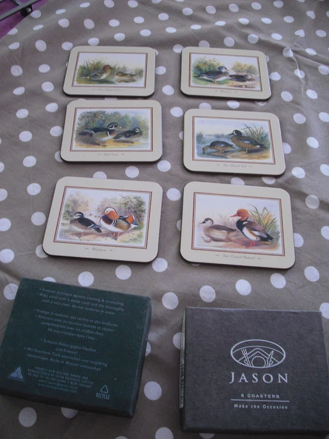 Set De 6 Dessous-de-verre Collection Canards Jason - Déco Vintage