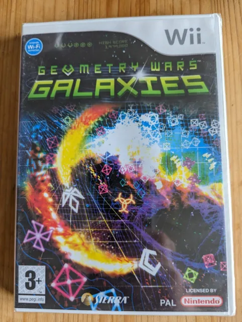 Geometry Wars Galaxies Nintendo Wii Game Brand New Factory Sealed Uk Version